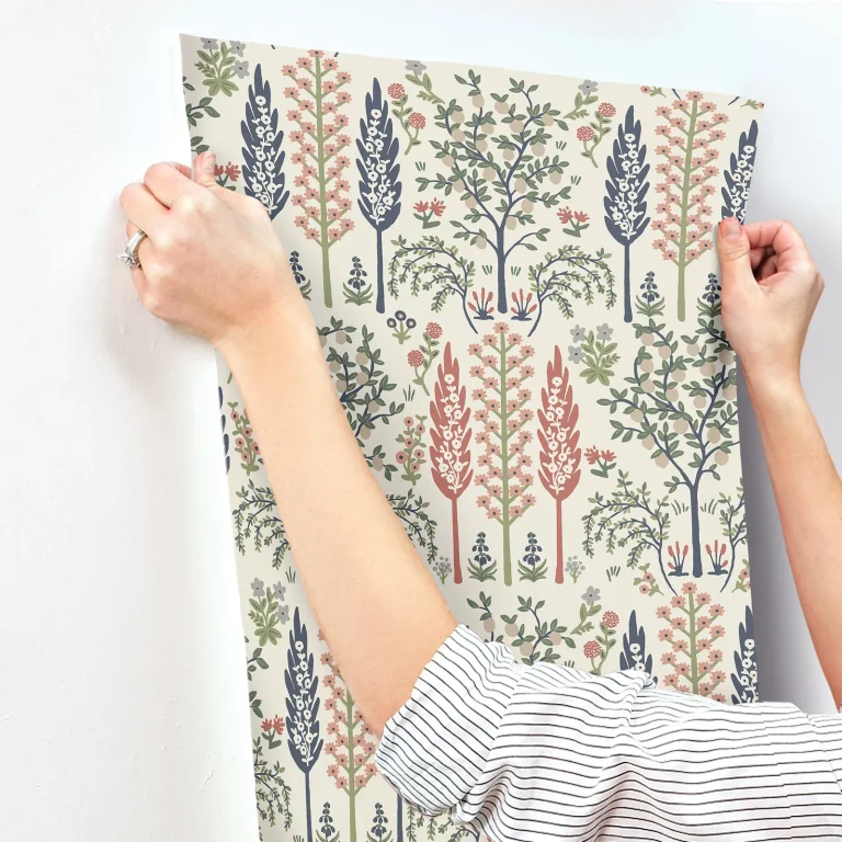 Rifle Paper Co. Fenna Wallpaper - Cream Multi — Ảnh 6
