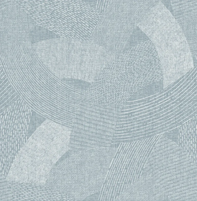 Tania Woven Abstract Wallpaper - Denim — Ảnh 4