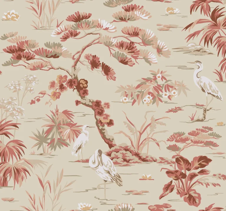 Ronald Redding Bridgewater Wallpaper - Coral — Ảnh 5
