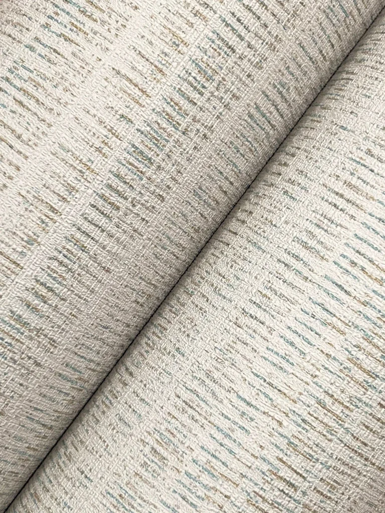Line In The Sand Woven Stripe Wallpaper - Off-White — Image 6