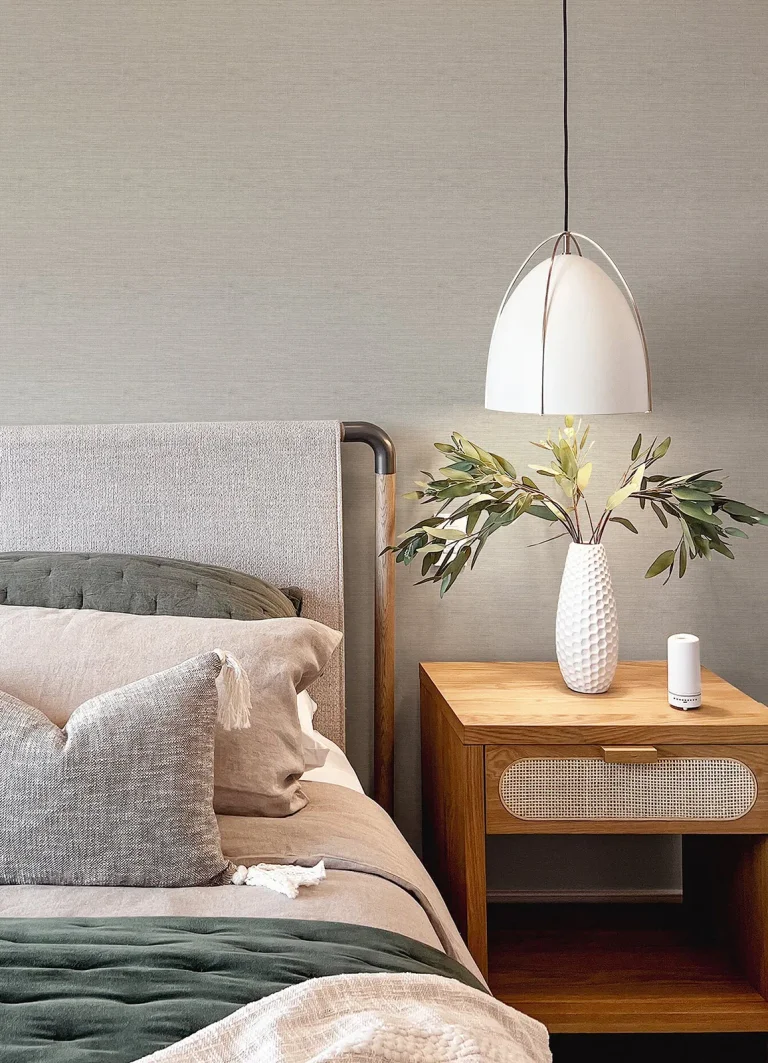 Agave Faux Grasscloth Wallpaper - Dove — Ảnh 2