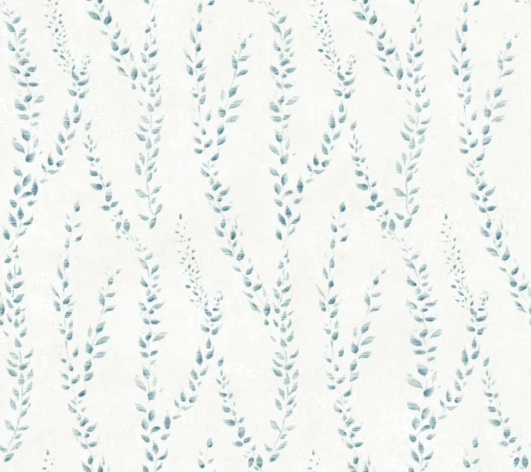 Alpenrose Vine Wallpaper - Sapphire — Image 3