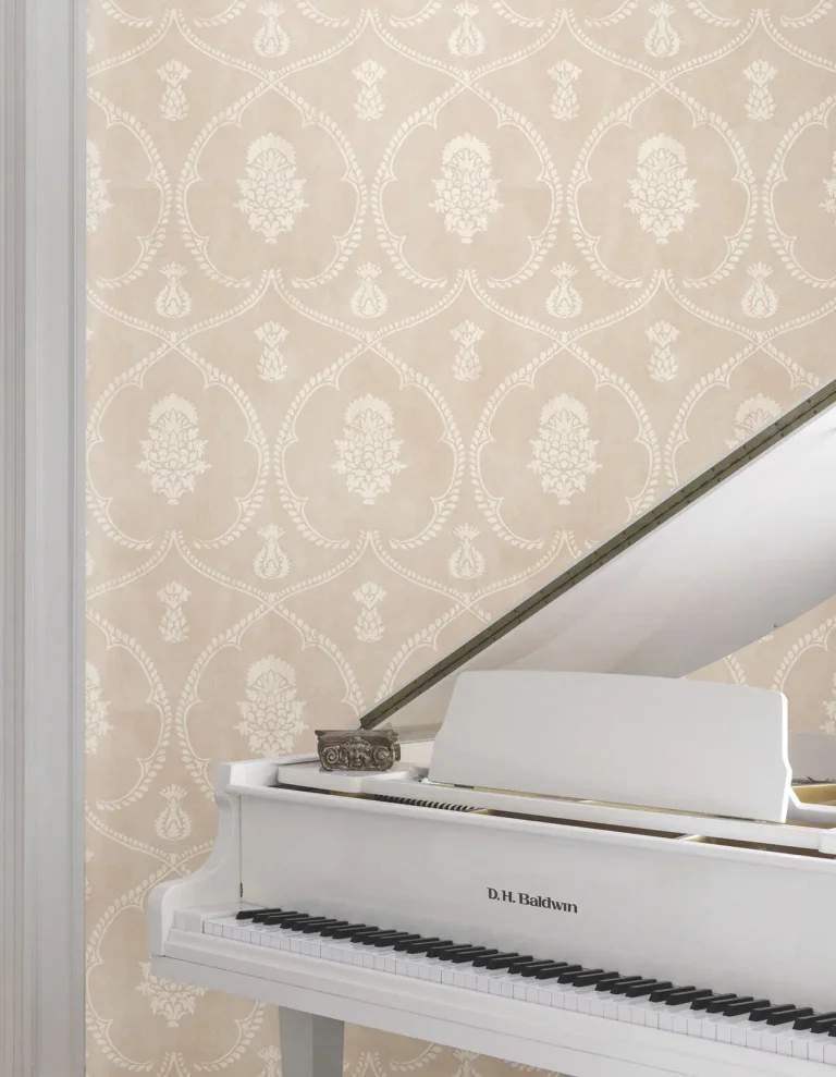 Ronald Redding Royal Damask Wallpaper - Blush — Ảnh 6