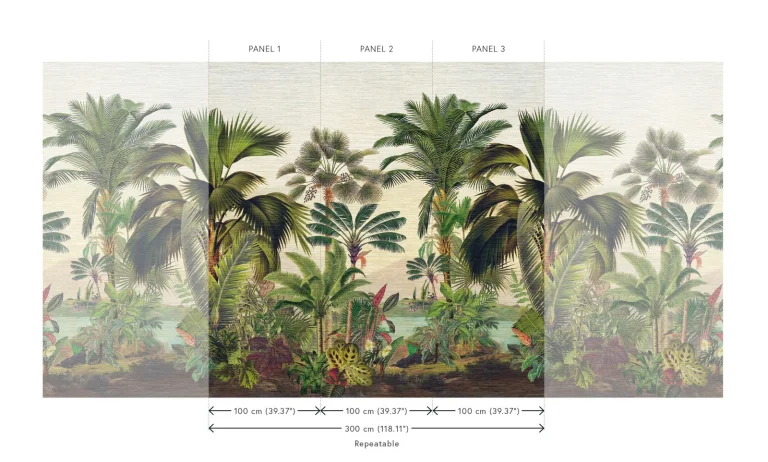 Rêverie Tropicale Jungle Green - 26770 — Ảnh 4