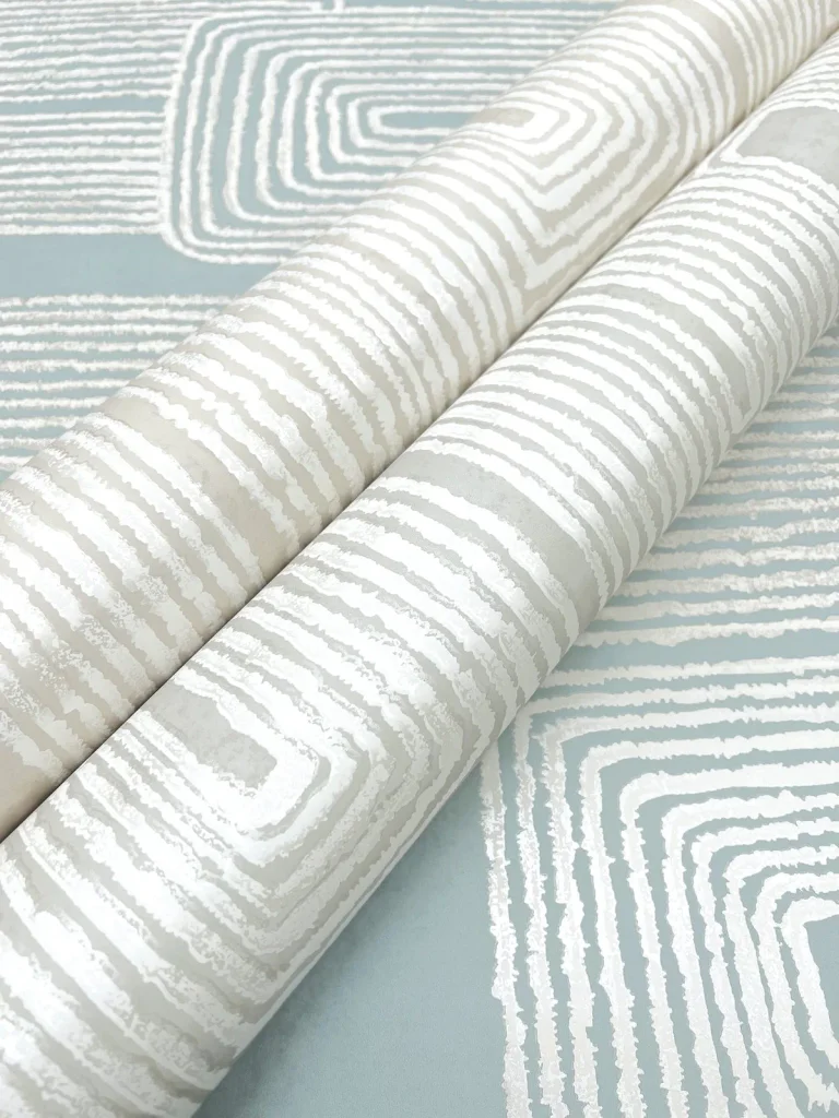 Zulu Thread Wallpaper - Azure/Gold — Ảnh 8