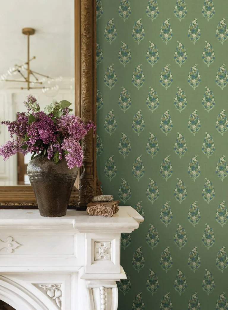 Rifle Paper Co. Paisley Wallpaper - Green — Ảnh 4