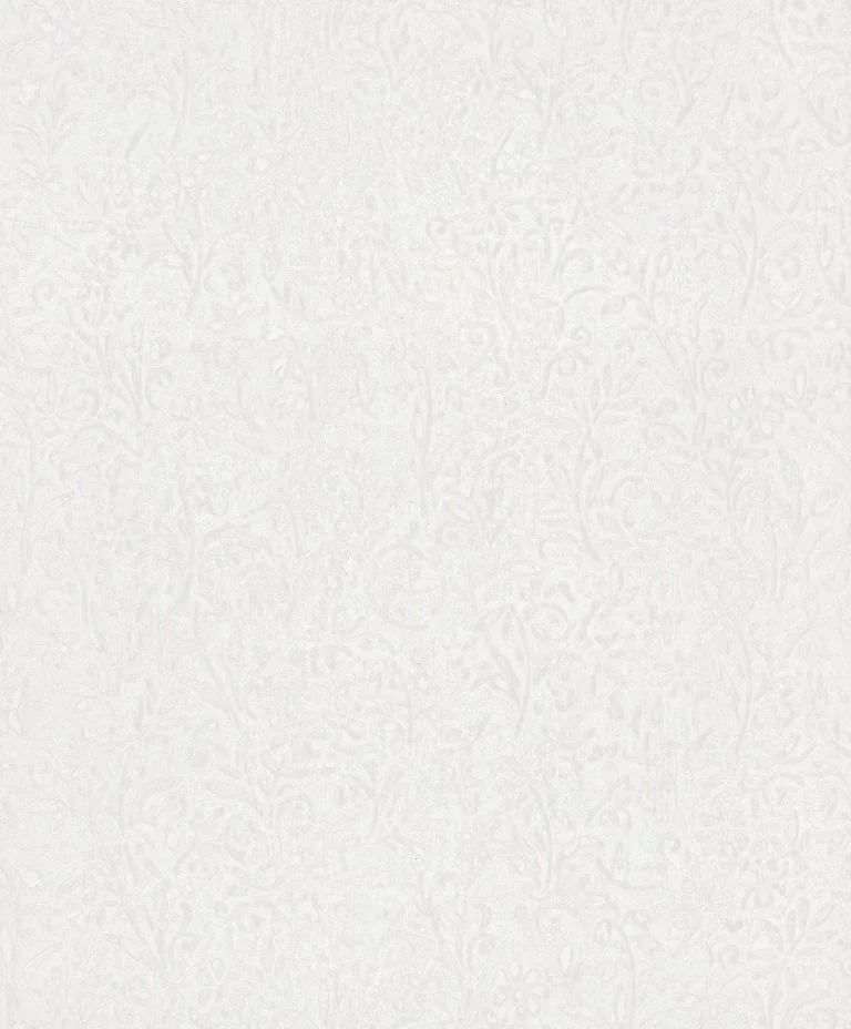 Sculpted Floral Relief Wallpaper - Pearl — Ảnh 2