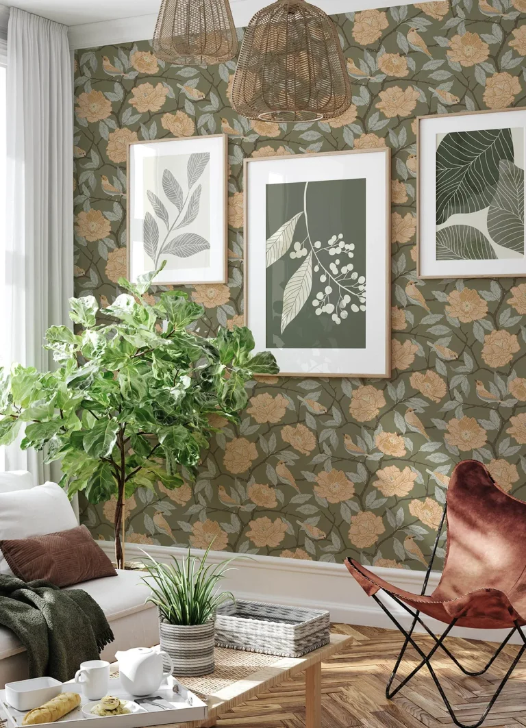 Bernadina Rosebush Wallpaper - Moss — Ảnh 3