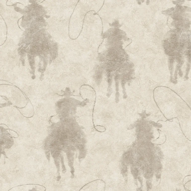 Chesapeake Stockman Silhouette Wallpaper - Light Grey — Ảnh 2