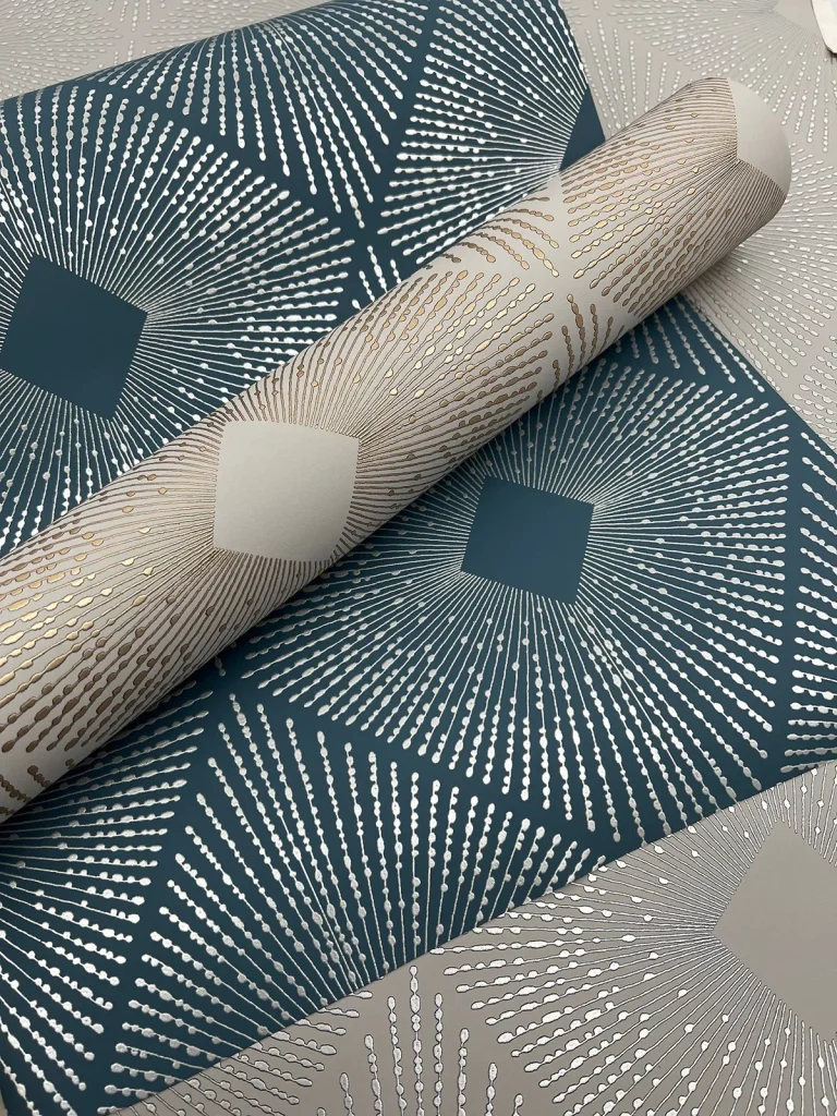 Harlowe Wallpaper - Light Grey/Silver — Ảnh 5