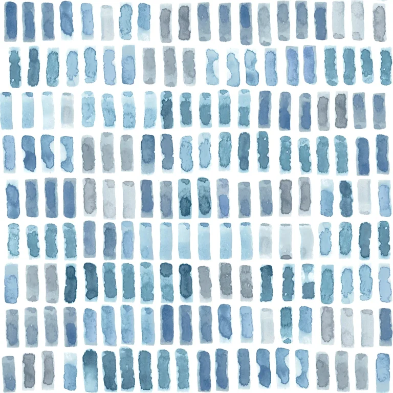 Brynne Watercolor Wallpaper - Indigo — Ảnh 3
