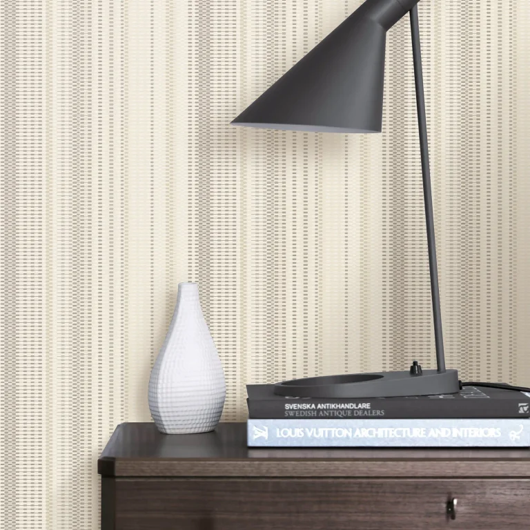Morgen Stripe Wallpaper - Gold — Ảnh 2