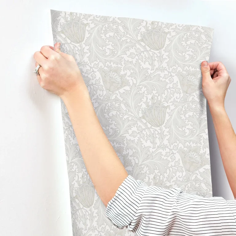 Anemone Floral Trail Wallpaper - Dove — Ảnh 2