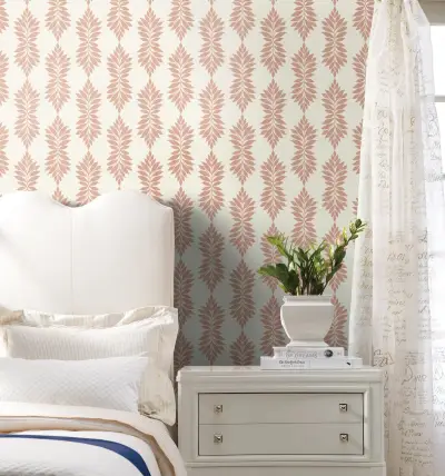 Broadsands Botanica Wallpaper - Coral/Sand