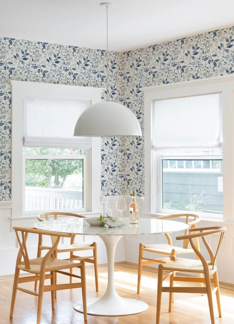 Chesapeake Tinker Woodland Botanical Wallpaper - Navy — Ảnh 3