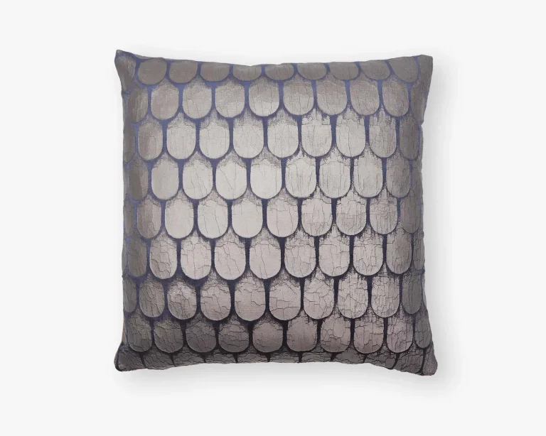 Indigo Cushion - Scales