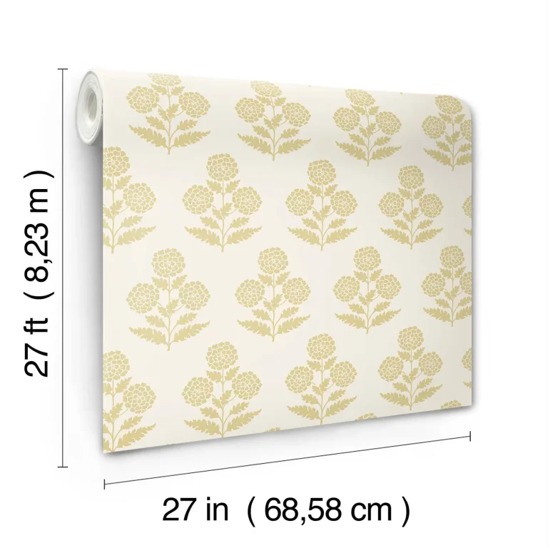 Souci Marigolds Wallpaper - Butter — Ảnh 3