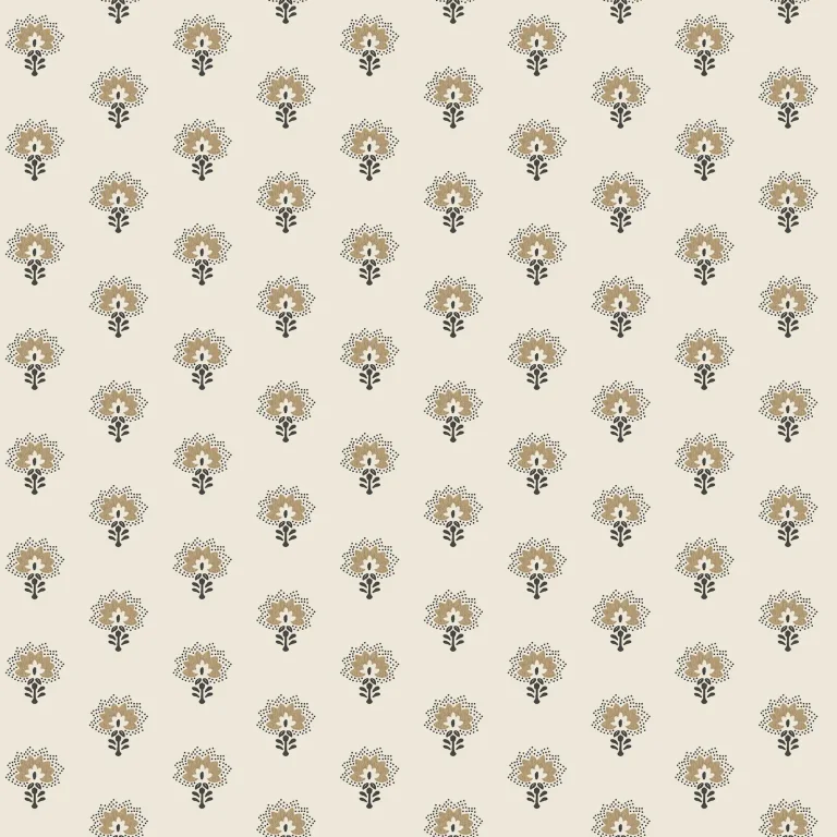 Chesapeake Hilda Floral Medallion Wallpaper - Butter — Image 3