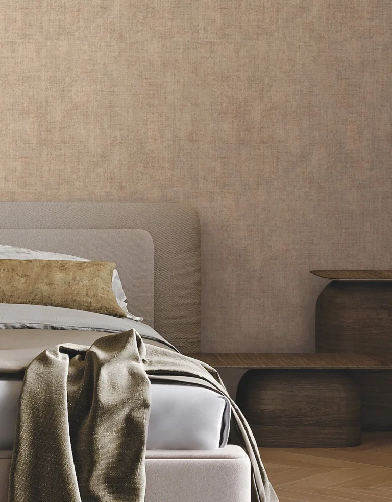 Alma Faux Weave Wallpaper - Clay — Ảnh 3