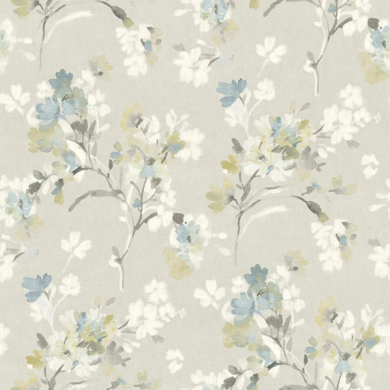 Chesapeake Azalea Floral Branches Wallpaper - Light Grey — Image 5