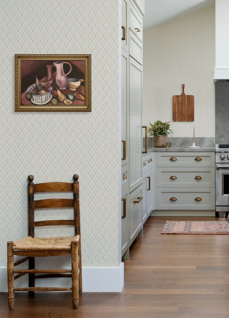 Chris Loves Julia Tillie Diamond Floral Wallpaper - Neutral — Ảnh 4