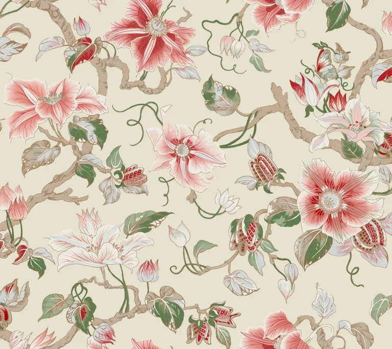 Ronald Redding Marguerite Vine Wallpaper - Cream — Ảnh 2