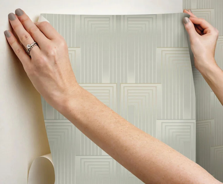 Candice Olson Vanishing Peel and Stick Wallpaper - Taupe & Pearl — Ảnh 3