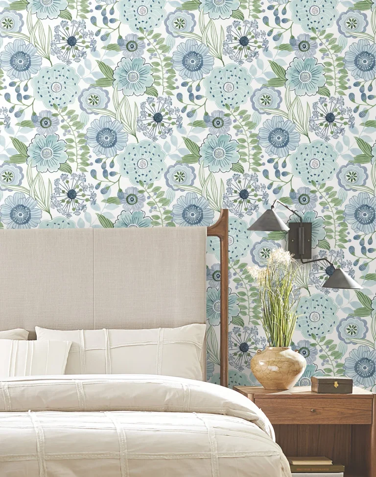 Artistic Bouquet Wallpaper - Alpine & Leaf — Ảnh 2