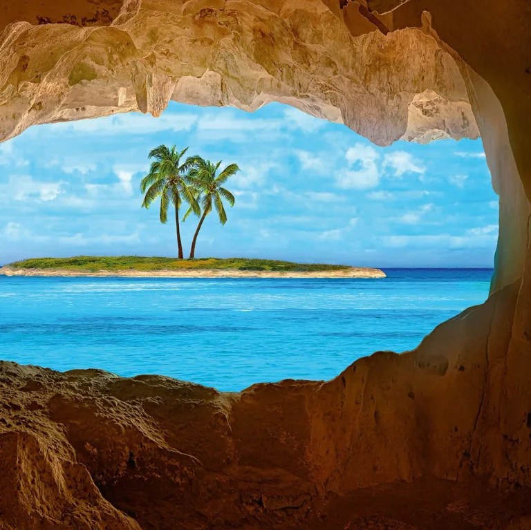 Paradise - Wall Mural 5418 - 8 Panel - 384cm x 260cm — Ảnh 2