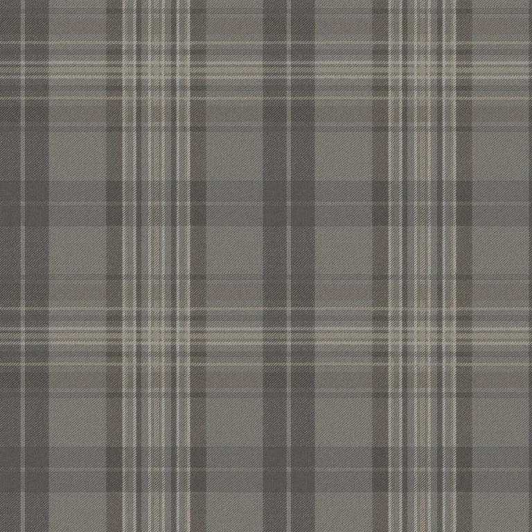Chesapeake Austin Plaid Wallpaper - Charcoal — Ảnh 3