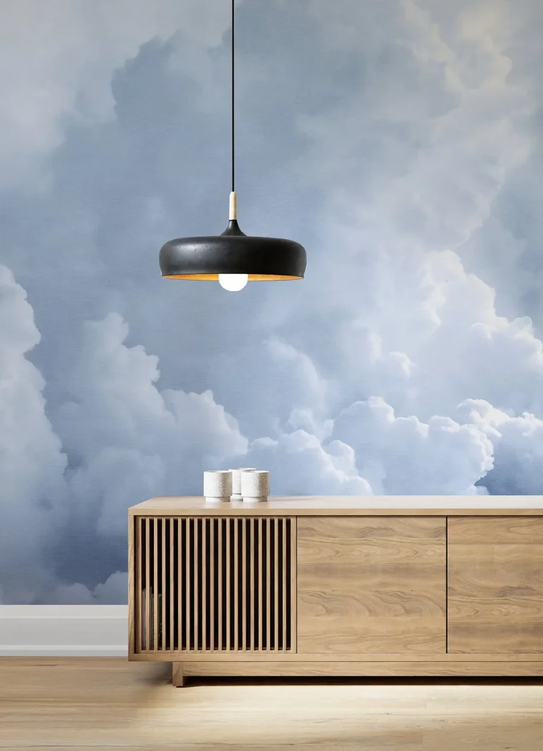 In the Clouds Wall Mural - Sky Blue — Ảnh 3