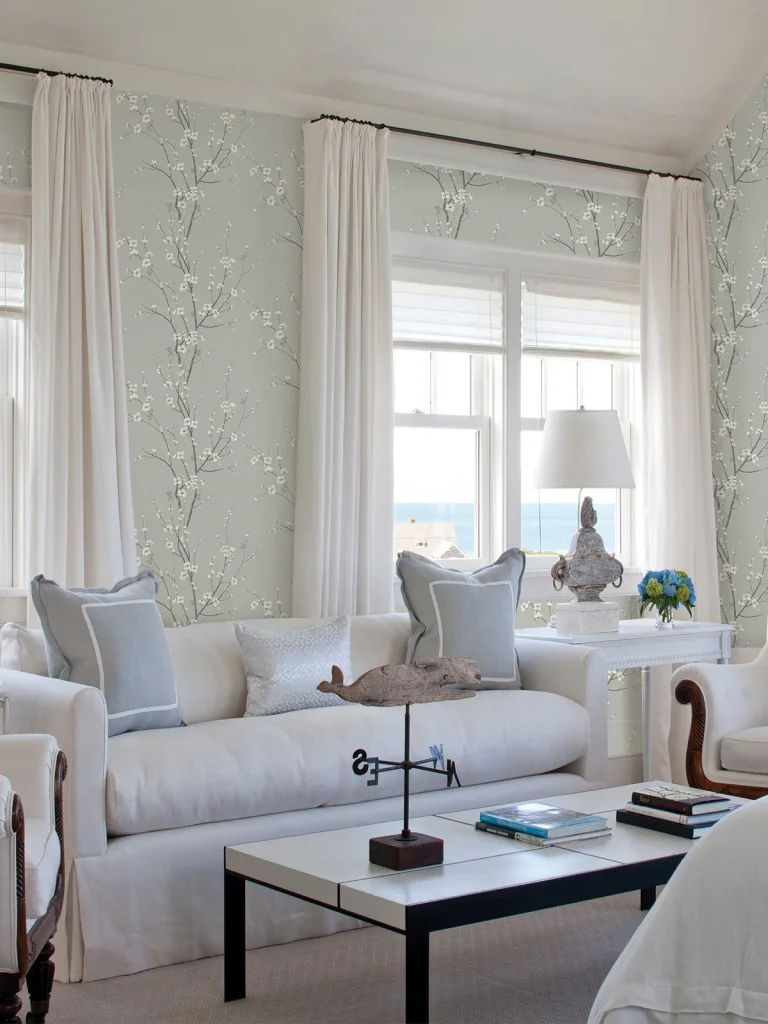 Monterey Floral Branch Wallpaper - Silver — Ảnh 5