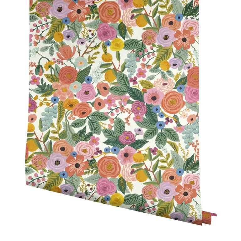 Rifle Paper Co. Garden Party Wallpaper - Rose Multi — Ảnh 4