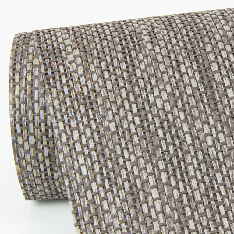 Jia Paper Weave Grasscloth Wallpaper - Charcoal — Ảnh 3