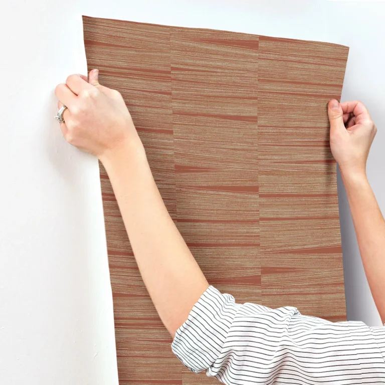 Line Stripe Wallpaper - Brick — Image 2