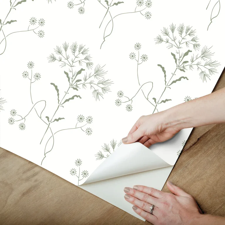 Magnolia Home Wildflower Wallpaper - Green — Ảnh 2