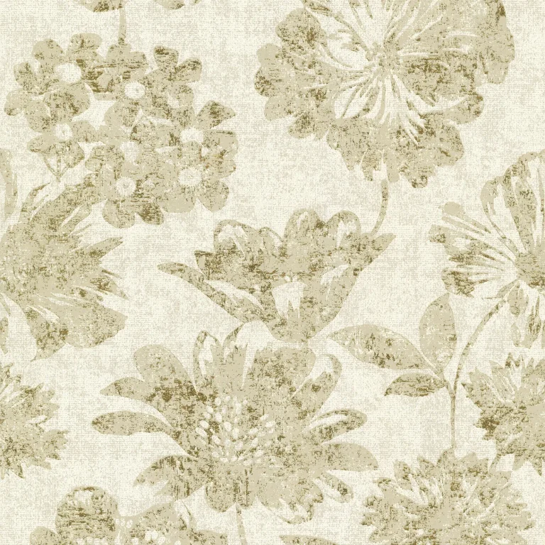 Kala Floral Wallpaper - Gold — Ảnh 4