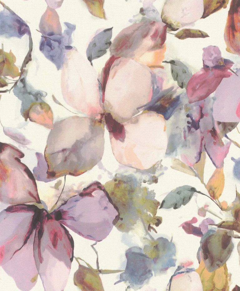 Liliana Floral Wallpaper - Plum — Ảnh 5