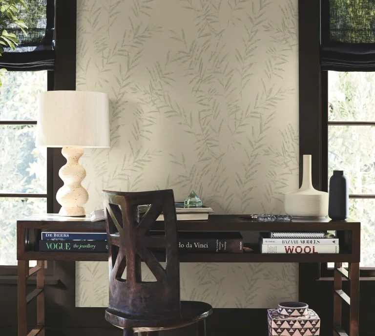 Allerton Bamboo Wallpaper - Linen — Ảnh 3