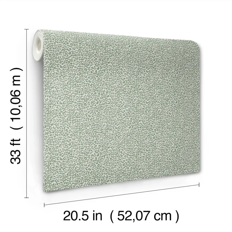 Soul Animal Print Wallpaper - Green — Ảnh 7