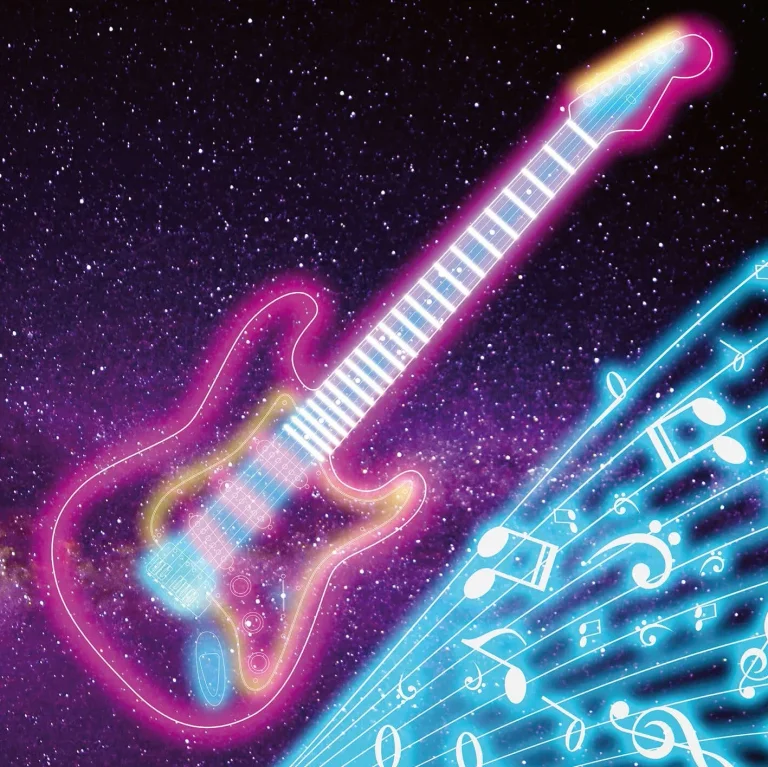 Kids Guitar - Wall Mural 5013 - 4 Panel - 192cm x 260cm — Ảnh 3