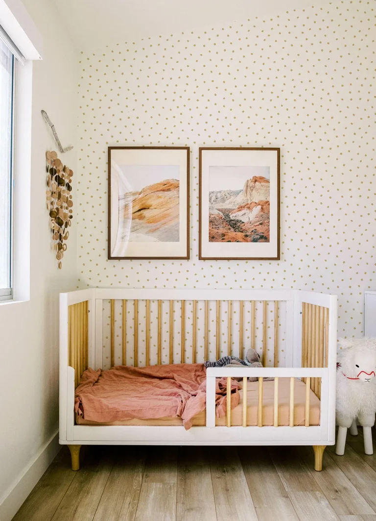 Chesapeake Pixie Dots Wallpaper - Gold — Image 2