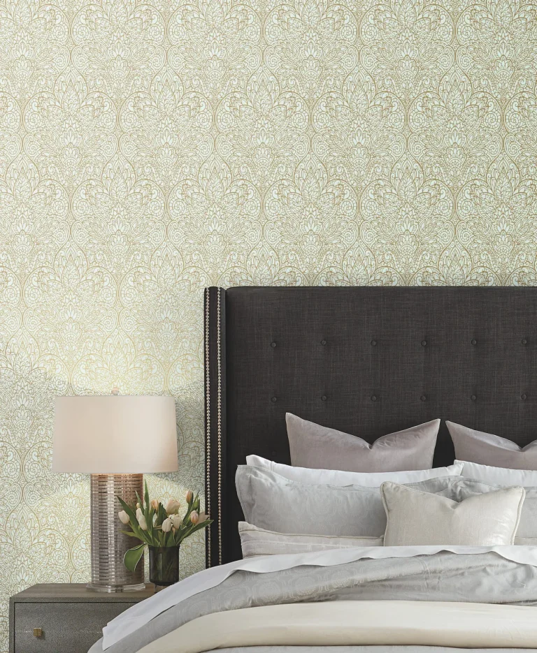 Candice Olson Paradise Wallpaper - Blue/Gold — Ảnh 2