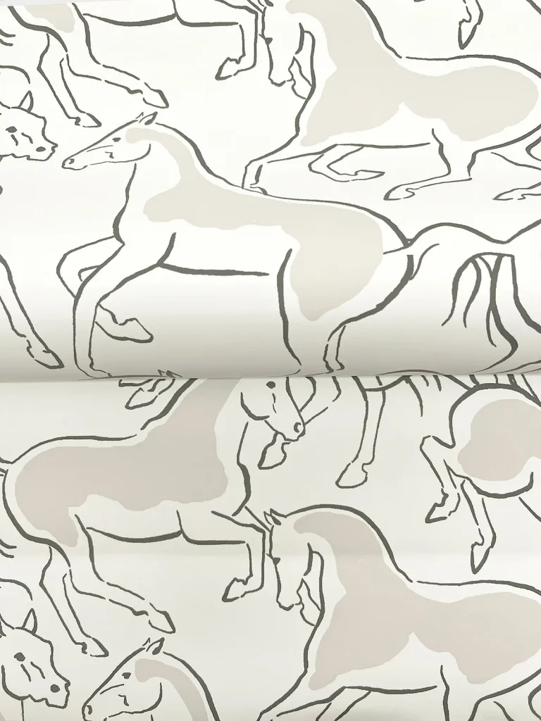 Ronald Redding Dressage Stallions Wallpaper - White — Ảnh 2