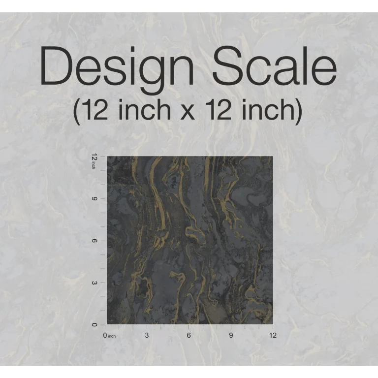 Ronald Redding Polished Marble Wallpaper - Black — Ảnh 4