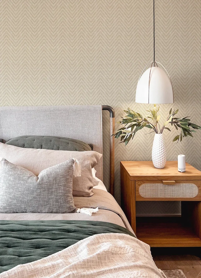 Glynn Chevron Wallpaper - Wheat — Ảnh 2