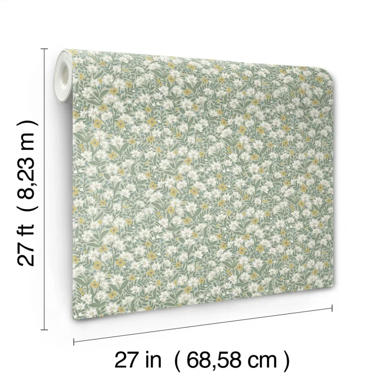 Rifle Paper Co. Sylvie Wallpaper - Sage — Ảnh 6