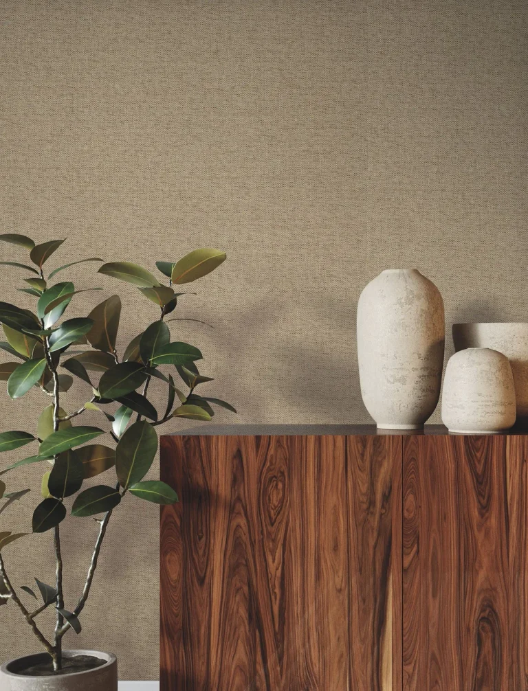 Ronald Redding Check Paperweave Wallpaper - Brindle — Ảnh 5