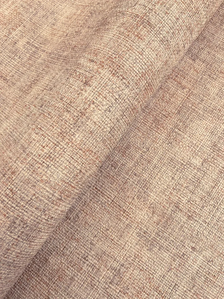 Alma Faux Weave Wallpaper - Clay — Ảnh 4