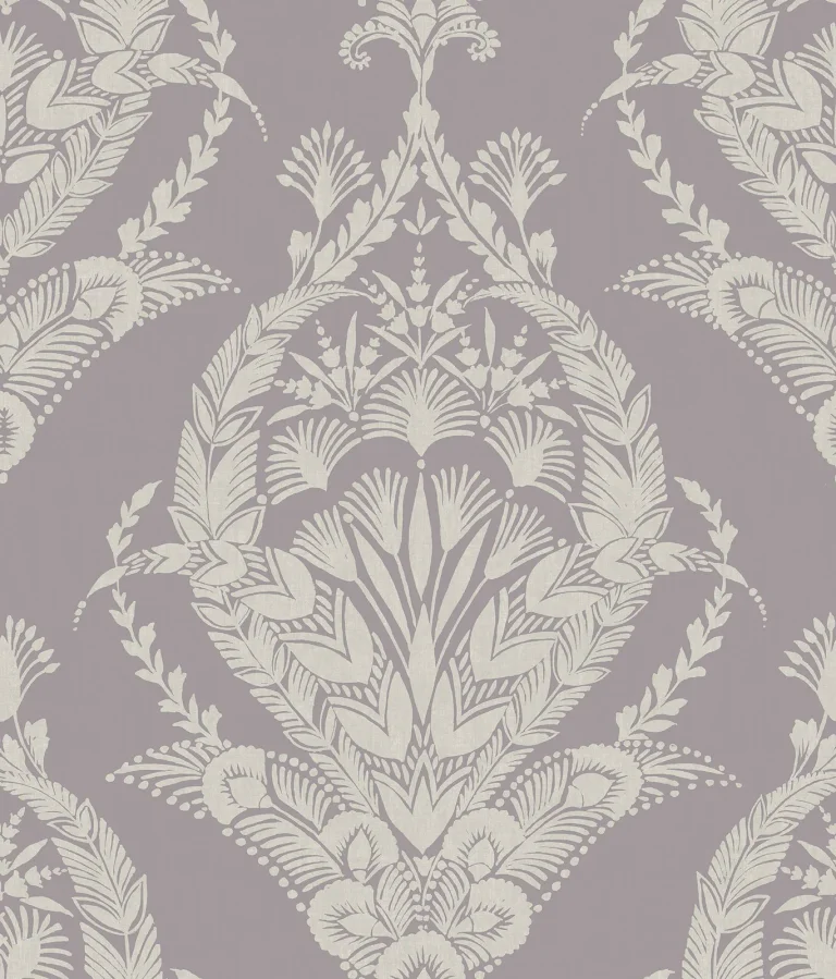 Arlie Botanical Damask Wallpaper - Lavender — Ảnh 3